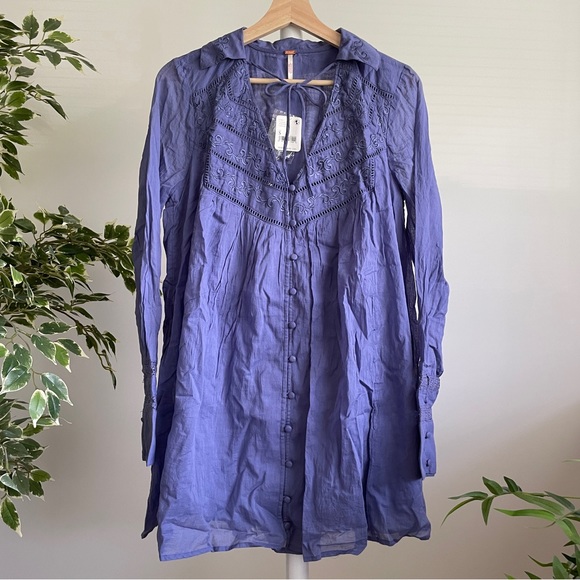 💫Free People Haddie Solid Mini Dress✨ Brand New✨ - Picture 6 of 9